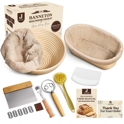 Bread proofing basket set - bread,