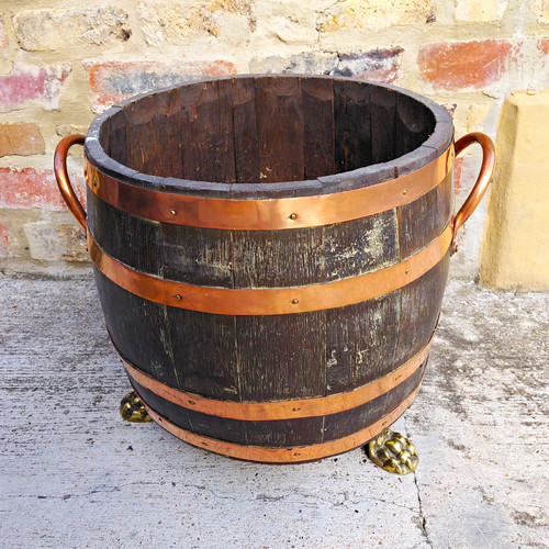 Wooden copper half - copper,