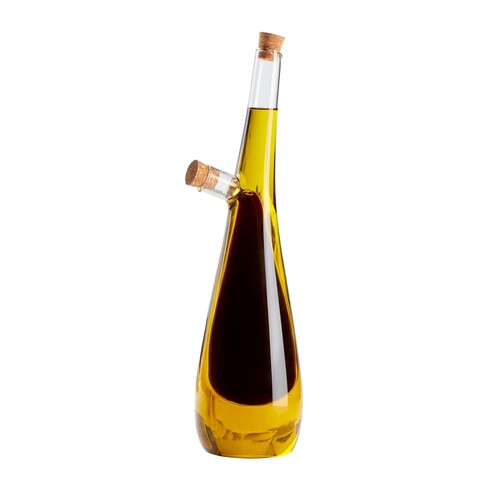 Oil vinegar cruet dual - dual, storage