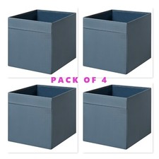 4X IKEA Drona Blue Storage