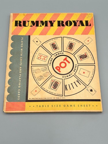 Vintage 1937 rummy royal table - vintage,