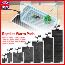 Reptile Vivarium Heat Mat Heating Warm Heater Pad With Thermostat Controller UK