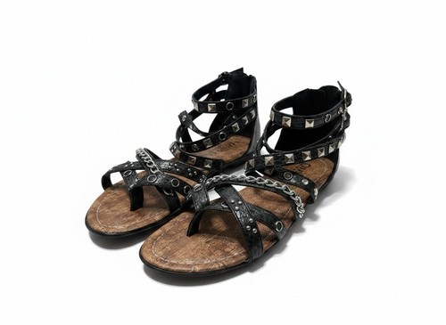 Ladies gladiator strappy black - strappy,