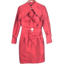 Sarah Danielle Silk Red