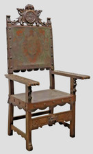 Antique Chair, Throne, Spanish