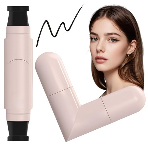 Double tip winged eyeliner - winged,