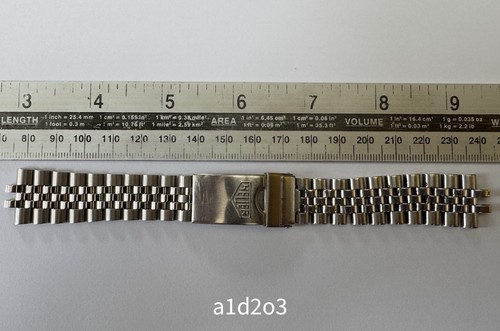 Heuer steel jubilee bracelet - heuer,