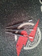 Customised Black Void Bolide Darts With Short Swiss Points And Short Pro Grip