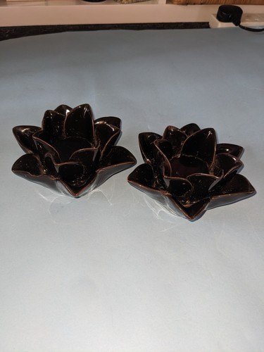 Pair vintage dark brown - dark,