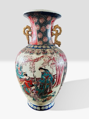 Oriental satsuma porcelain - oriental,