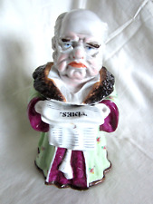 Antique Tobacco Jar By Conta And Boehme  C1880. Old Man Reading The Times