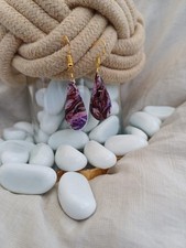 Maroon And Purple Marble