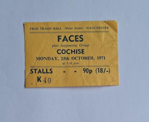 Faces vintage concert - vintage,