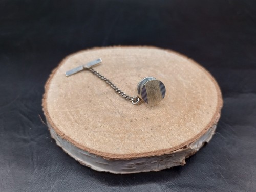 Vintage silver tie - silver,