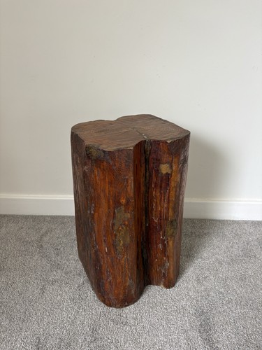 Rustic solid wood log side - wood,