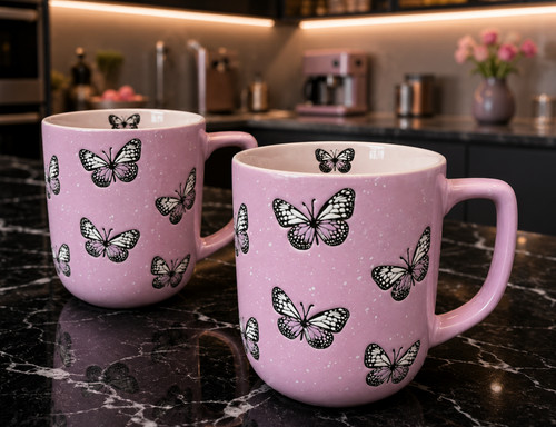 Large coffee mug lavender - coffee,