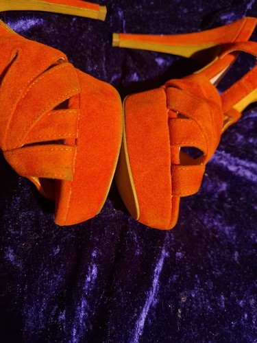 Platform sandals orange - ,