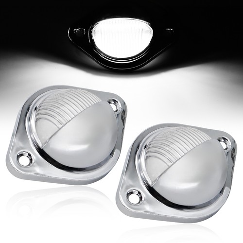 Car chromed led number - led,