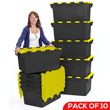 10 x LARGE Plastic Crates