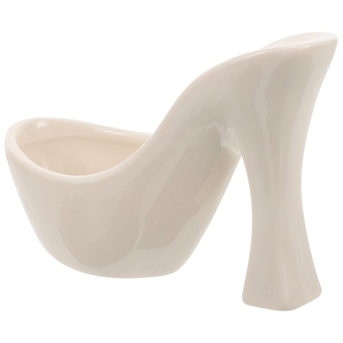 Ceramic flower vase high - ceramic, heel