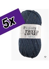 🌈Papatya Tweed Chunky Yarn
