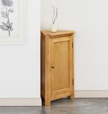 Corner storage cupboard oak - storage, cupboard,