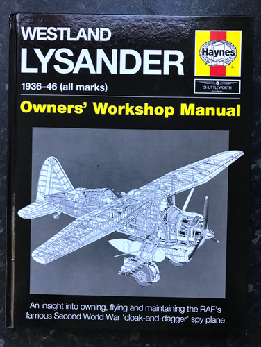 Westland lysander 1936 all - westland, 1936-46