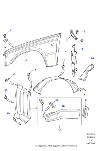 Land rover genuine alr8810 - genuine,