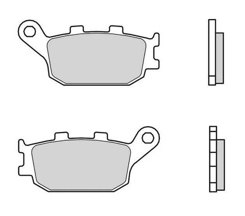Rear brake pads - rear, brembo