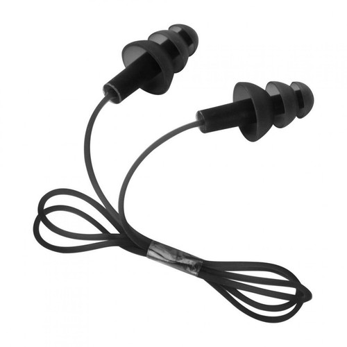 Swimming earplugs - (black,