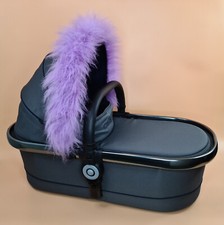 Fluffy Faux Fur Hood Trim Pram