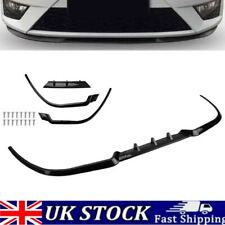 Gloss Black For Renault Megane 2 Cupra R Lip Front Bumper Lip Spoiler Splitter
