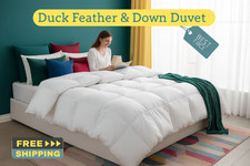 Duck Feather and Down Duvet Quilt 13.5 Tog Hotel Quality Bedding In all Sizes.