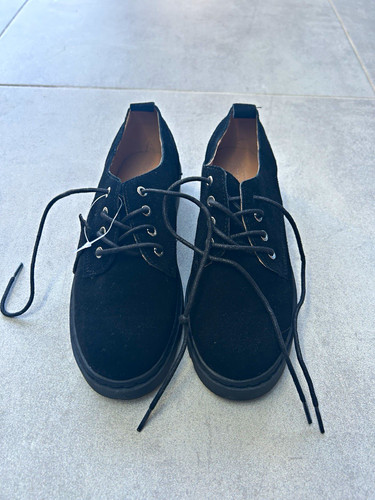 Topshop black leather oxford - topshop,
