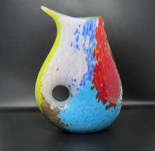 GIANT 3.7kg 20th Century Murano Art Glass Freeform Vase Private Collection