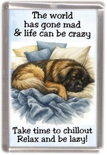 Leonberger Dog Fridge Magnet