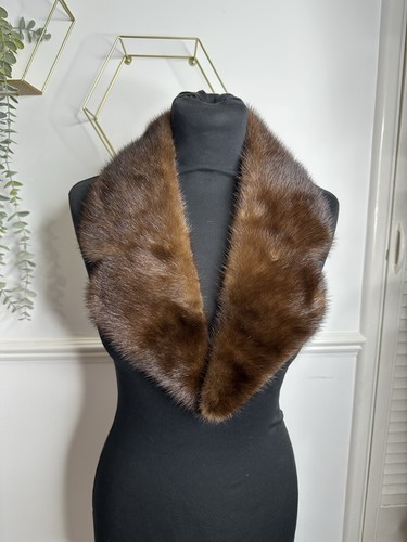 Vintage real fur - real, brown