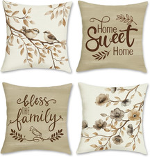 Floral Birds Cushion Covers