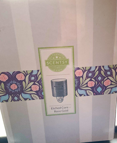 Scentsy etched core - etched, plug-in