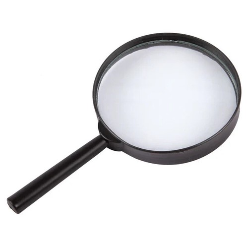 Hand held magnifying acrylic - held,