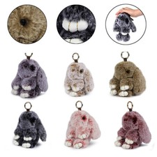 Key ring Bunny Soft Faux