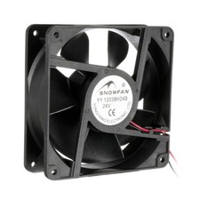 120mm x 38mm 24V DC Industrial Cooling Fan 145 CFM High Airflow
