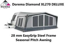 Dorema Diamond XL 270 Deluxe Seasonal Awning Size 6 -775-800 - 28mm Steel Frame