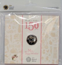 2016 Mrs Tiggy-Winkle 50p BU
