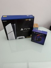 Sony PlayStation 5 & Turtle Beach Headset 1TB Slim Digital Edition Console,White