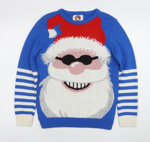 Mens size bad santa blue - uk,