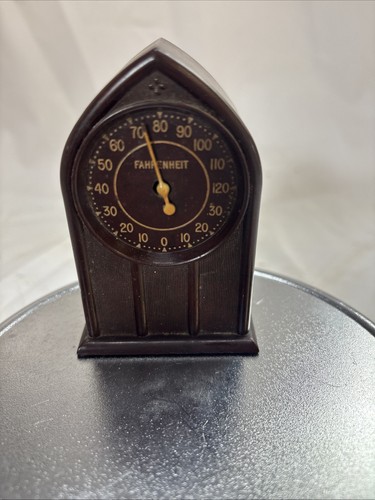 Desktop thermometer brown - desktop,