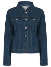 Women denim jean jacket - denim,