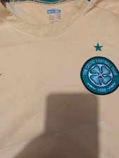 celtic shirt gold football