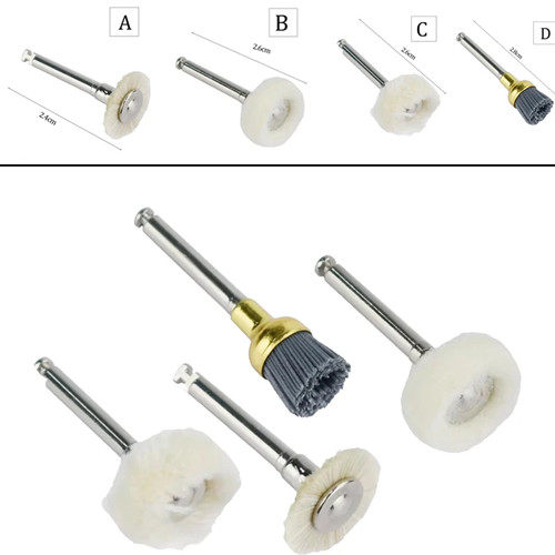Dental polishing wheel set - wheel, for